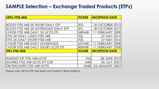 etf lyxor ftse mib