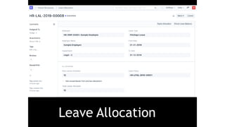 Leave Allocation
 