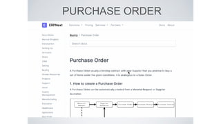 PURCHASE ORDER
 