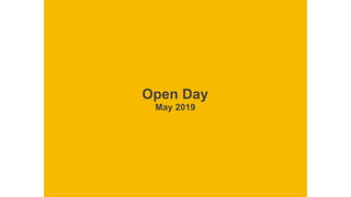 Open Day
May 2019
 