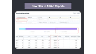New filter in AR/AP Reports
 