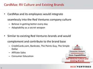 Red Ventures Case Competition: Customer Acquisition | PPTX