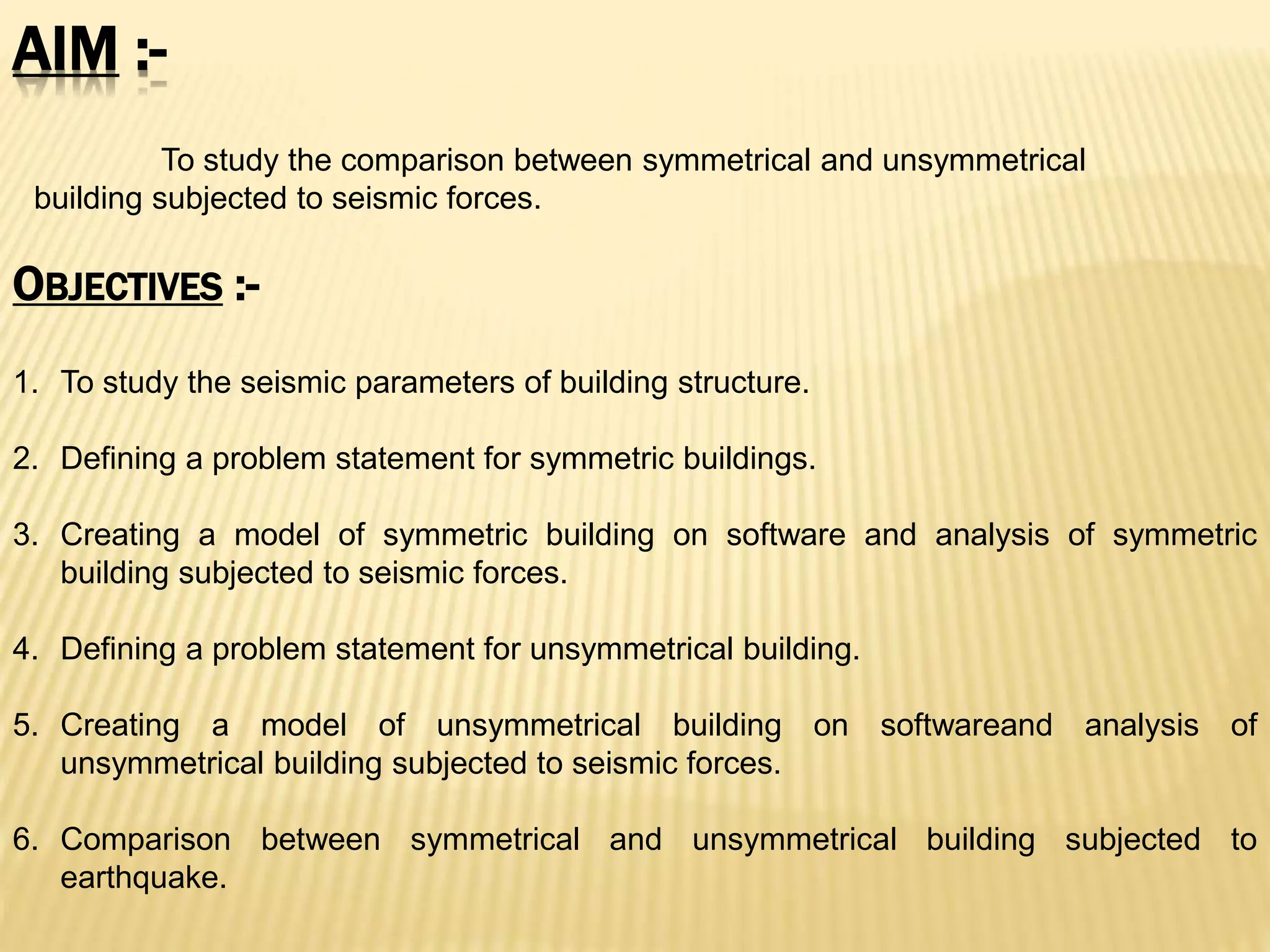 seismic analysis of structures presentation | PPTX