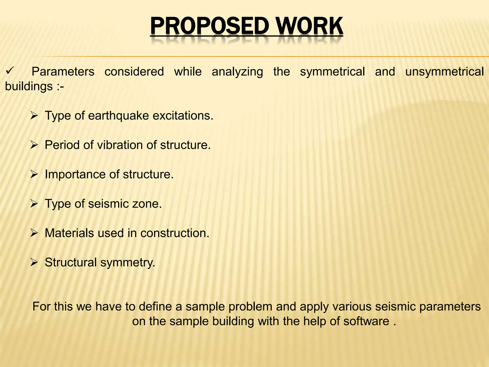 seismic analysis of structures presentation | PPTX