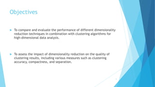 dimensionality reduction with clustering | PDF