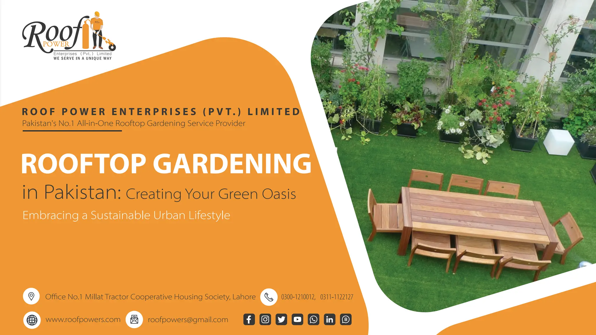 Rooftop Garden Services in Pakistan | Urban Gardening | PPT