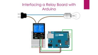 Interfacing a Relay Board with
Arduino
 