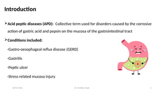 Proton pump inhibitors, Antacids, Anti H.pylori and GERD | PPTX