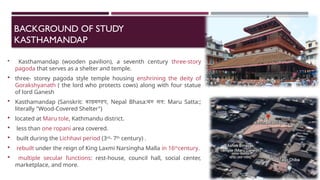 Post-Earthquake Reconstruction of Kasthamandap and Heritage Temples in ...
