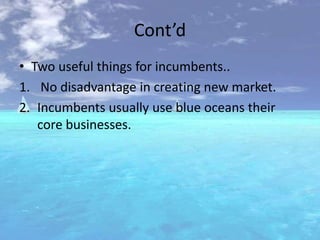 Final presentation blue ocean