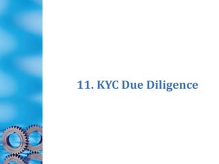 11. KYC Due Diligence
 