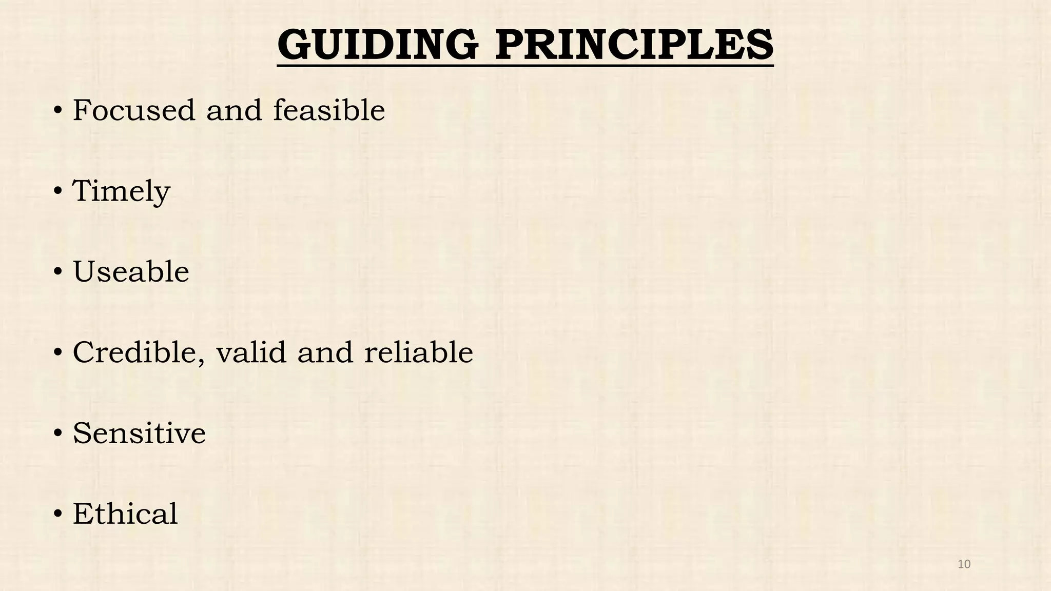 Monitoring and evaluation | PPTX