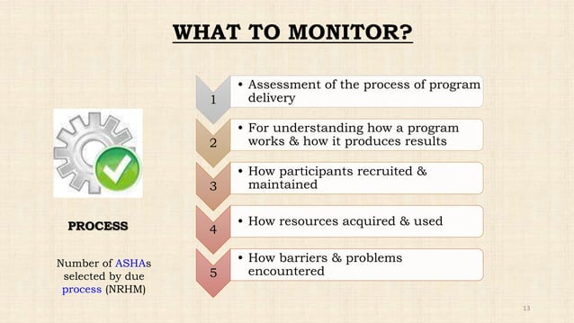Monitoring and evaluation | PPTX