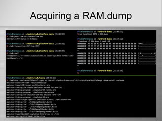 Acquiring a RAM.dump
 