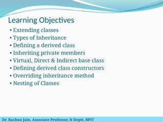 final Presentation - Unit 3-5.pptx of oops | PPTX