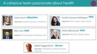 A cohesive team passionate about health
 