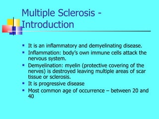 Multiple Sclerosis | PPT