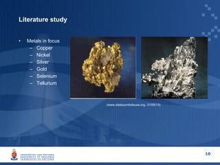 Leaching of coppe anode slimes from copper electrowinning | PDF