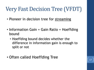 Distributed Decision Tree Learning for Mining Big Data Streams | PPT