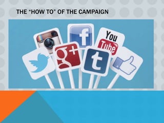 THE “HOW TO” OF THE CAMPAIGN
 