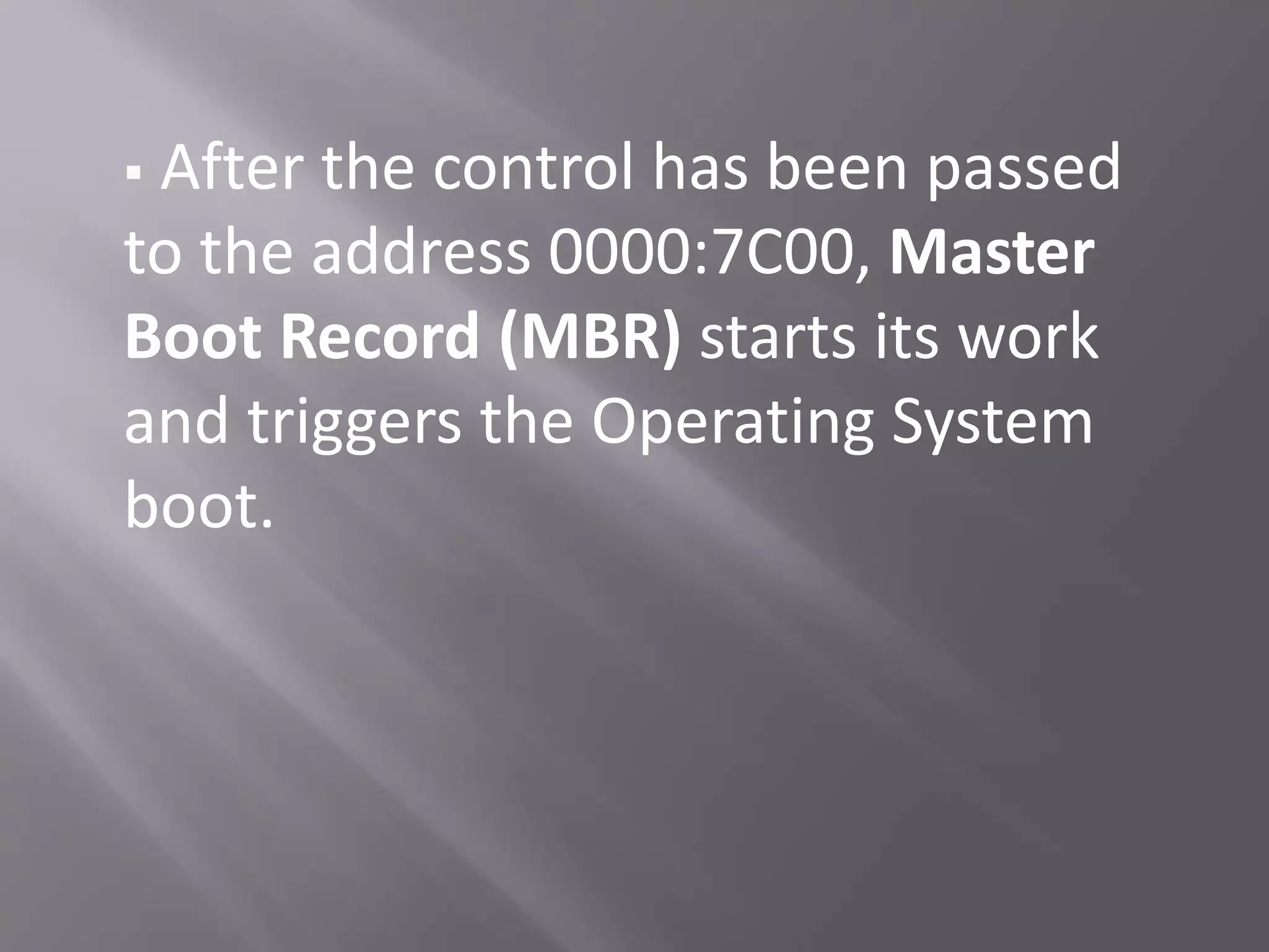 BOOTABLE OPERATING SYSTEM PPT | PPTX