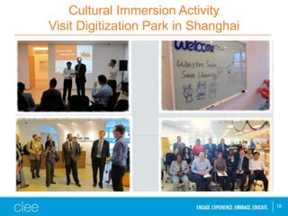 Cultural Immersion Activity
Visit Digitization Park in Shanghai
18
 