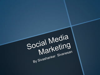 Final presentation for Social Media Marketing