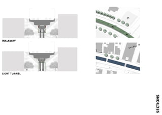 SECTIONS
WALKWAY
LIGHT TUNNEL
 