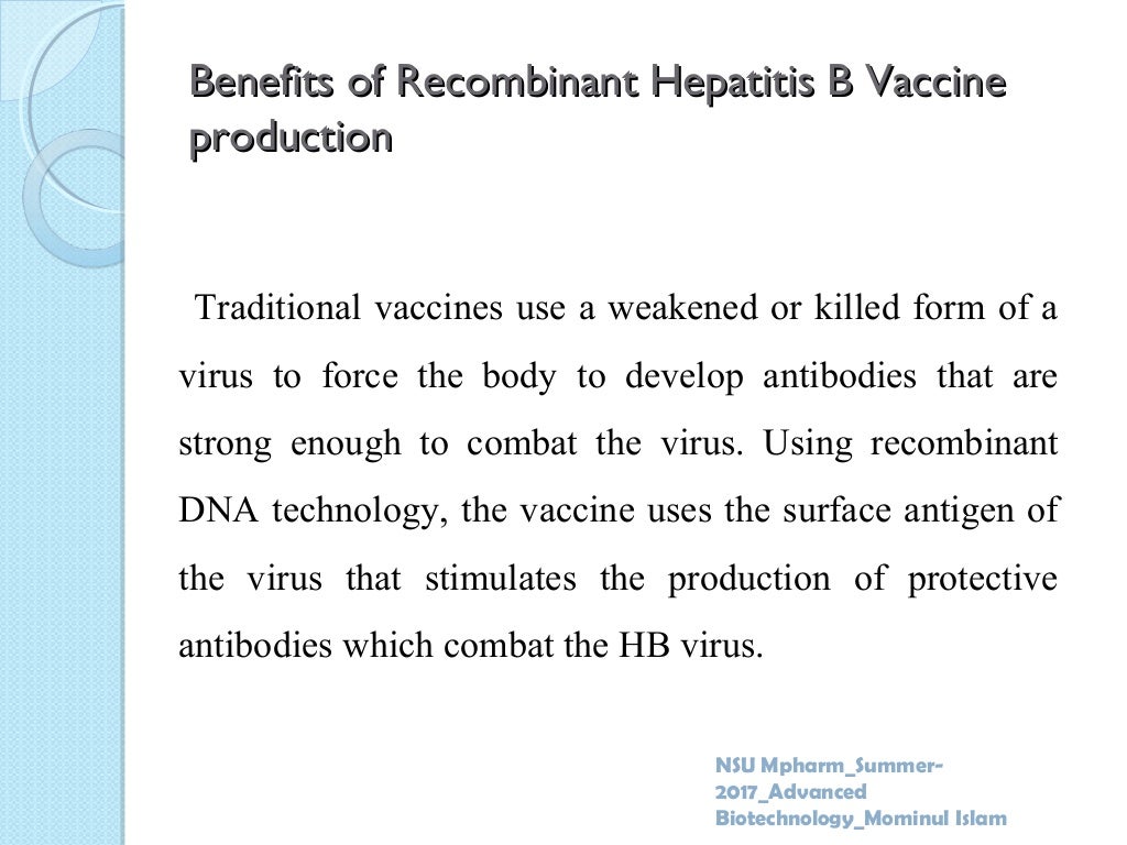 Hepatitis B Vaccine