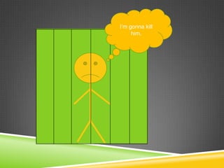 I‟m gonna kill
     him.
 