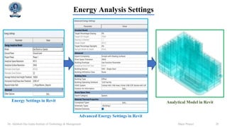Building Performance Analysis using BIM align ECBC Regulations | PPTX