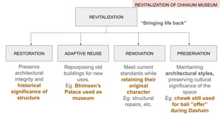 Revitalization Project Repurposing Revitalization and Adaptive Reuse of Chhauni Museum: History ...
