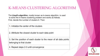 K MEANS CLUSTERING | PPT