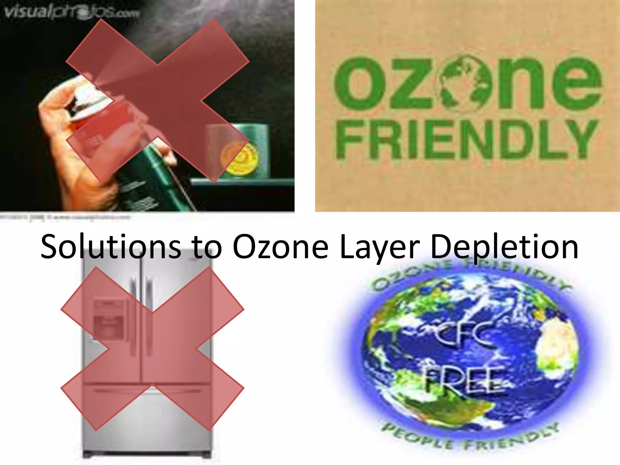 Solutions to Ozone Layer Depletion
 