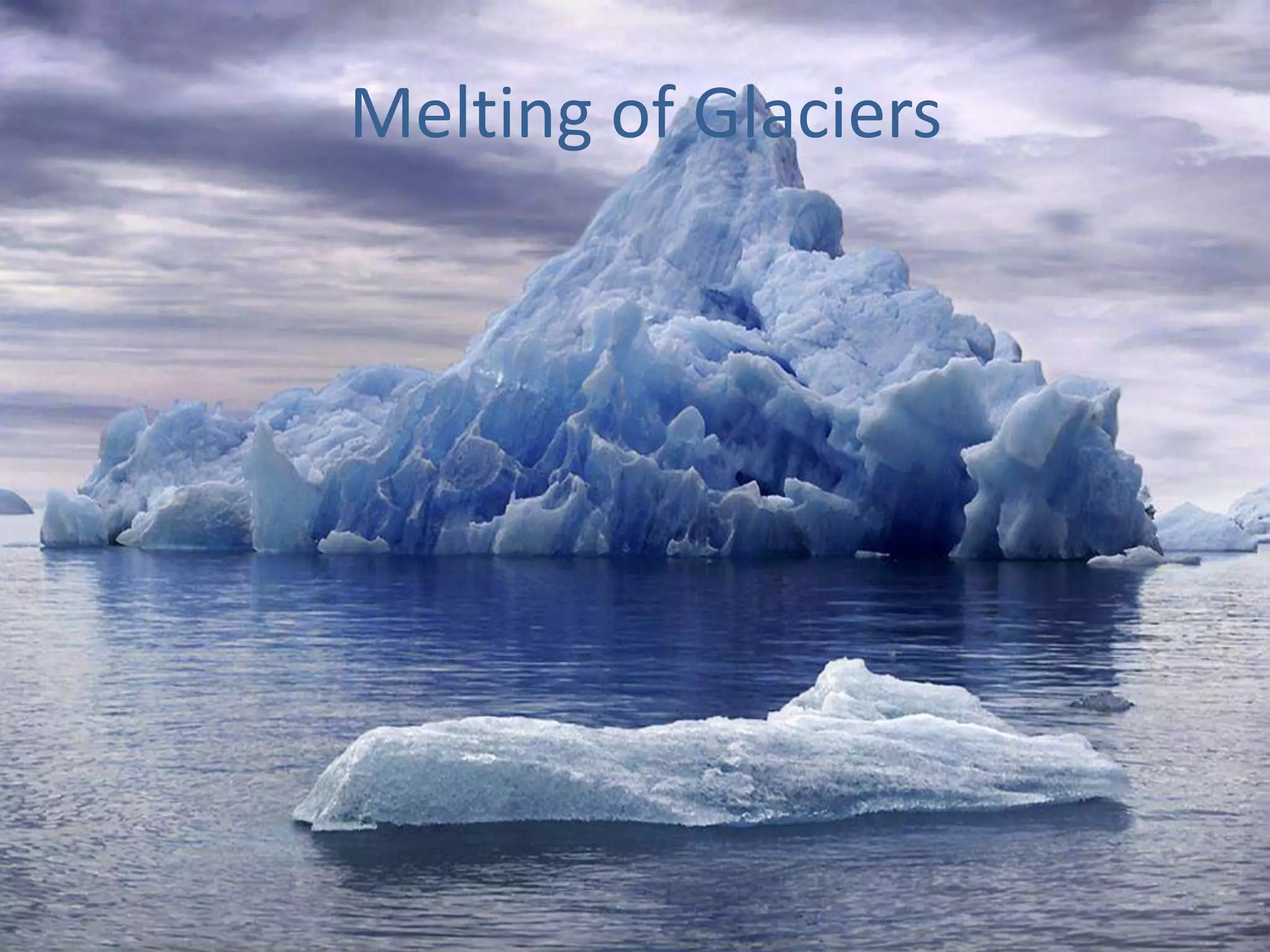 Melting of Glaciers
 
