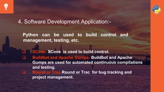 Final presentation on python | PPTX | Programming Languages | Computing