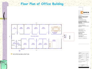Floor Plan of Office Building
 