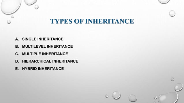 Inheritance Slides | PPT