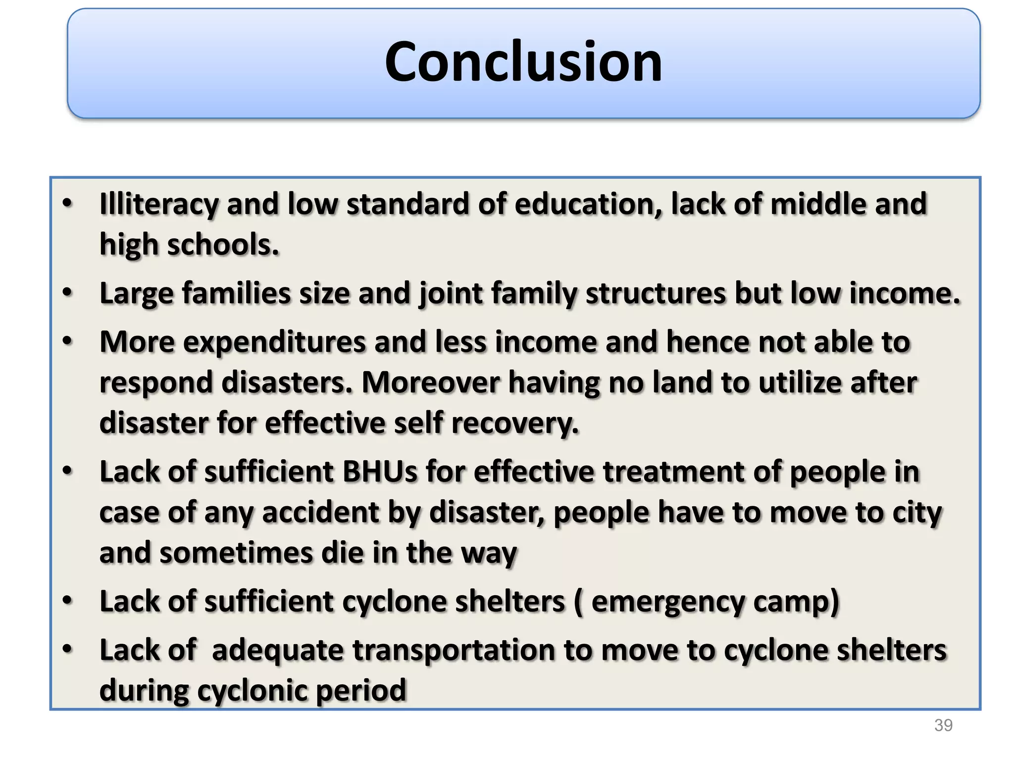 Household survey      Target population:        Badin and ThattaAnalysis of Data.Techniques like percentages, charts, tables, figures, Microsoft excel, sample cross table, and  SPSS used to analyze the data20
