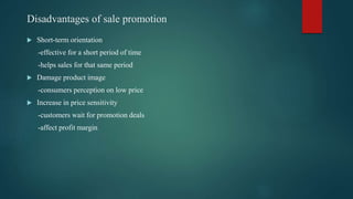 Advantages of personal selling
 Promote a company and its product
-share personal experience with product
 Two-way commu...