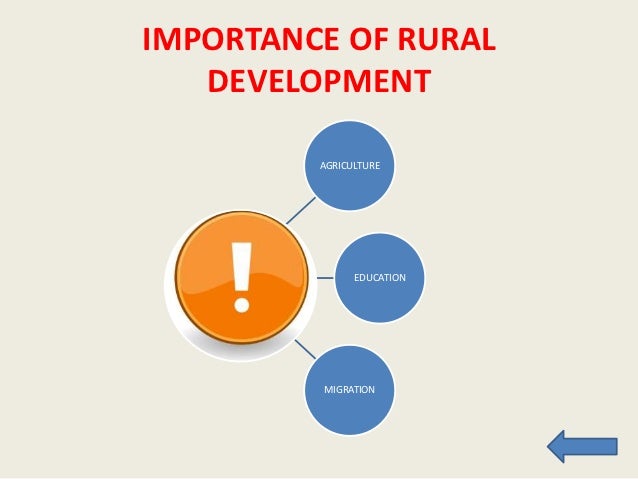 Essay on rural development