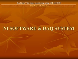 Ni.com Monitoring Real time Vital Signs Monitorong Using NI LabVIEW | PPTX