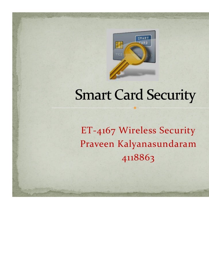 Smart Card Security