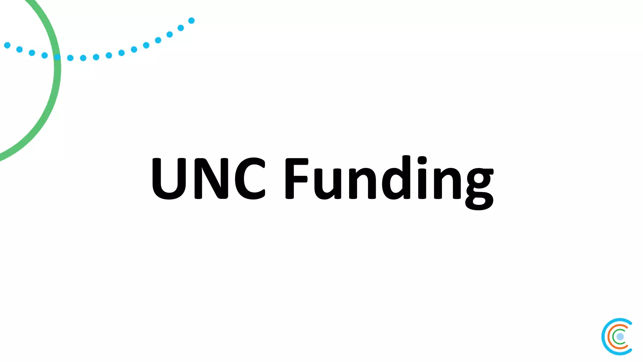 UNC Funding
 