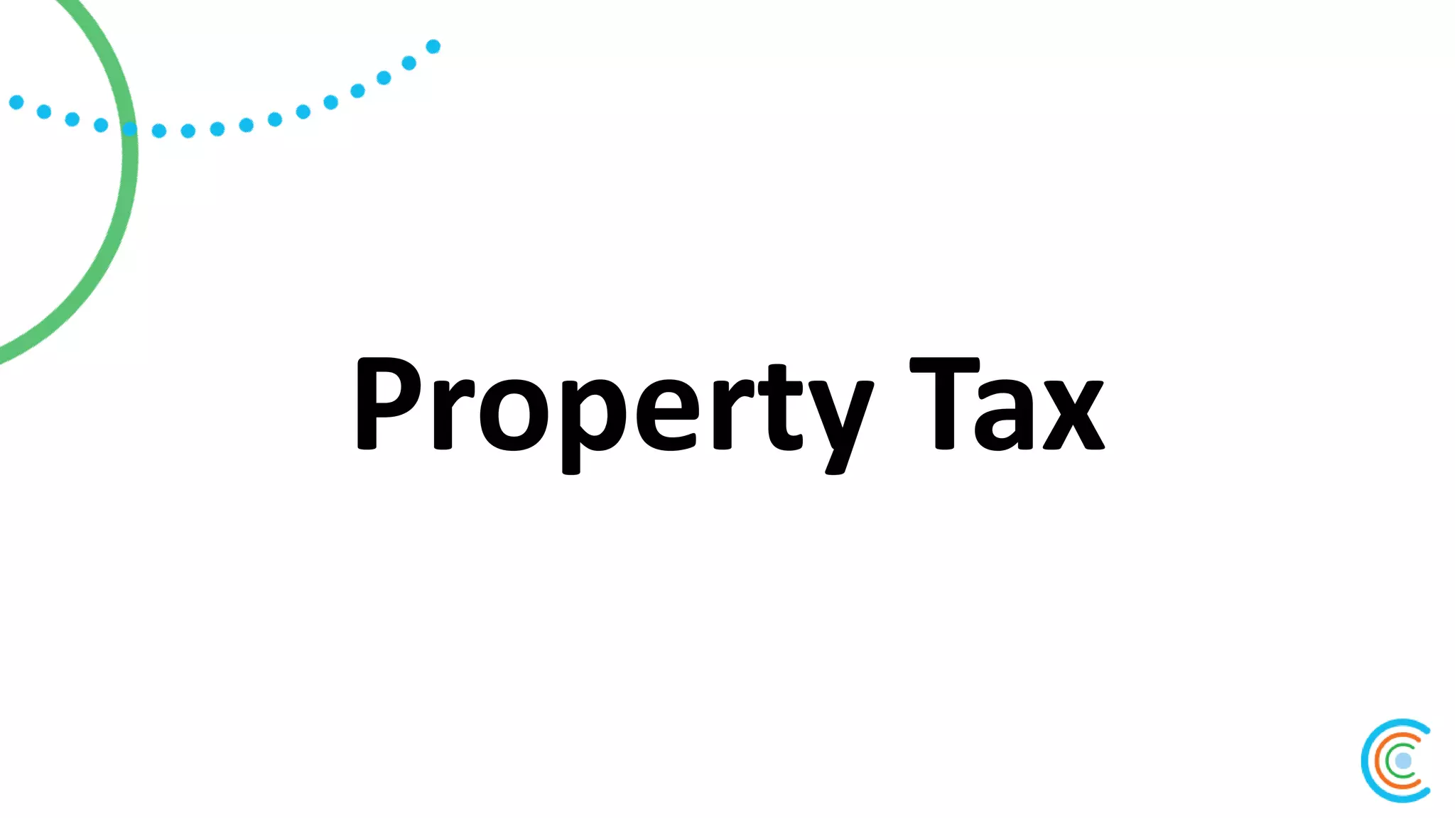 Property Tax
 