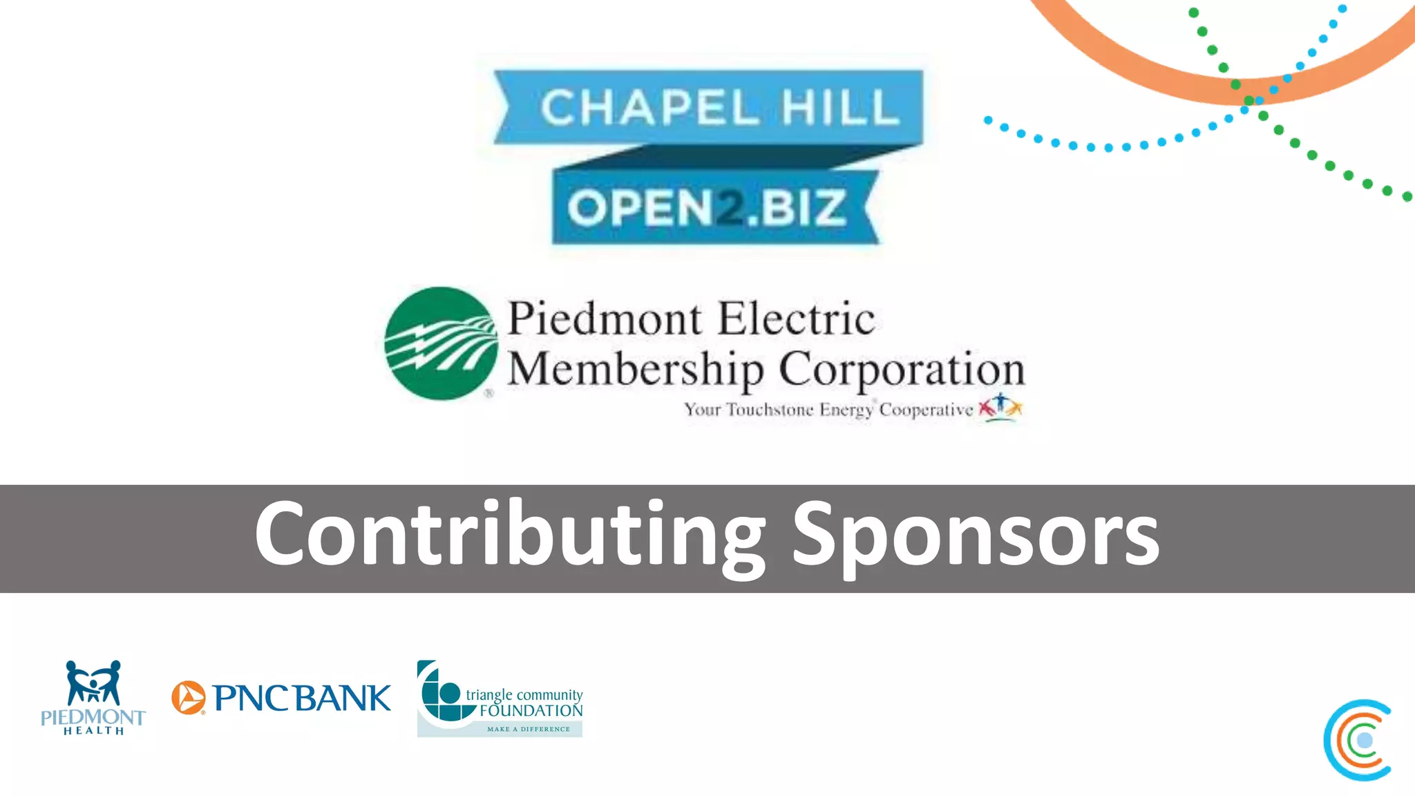 Contributing Sponsors
 