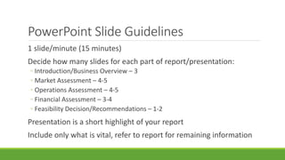 Final Presentations Presentation Information 1 Pptx