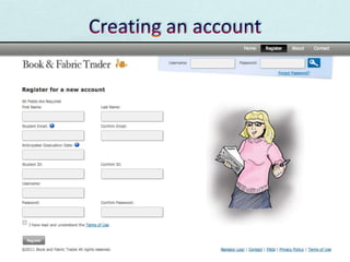 Creating an account