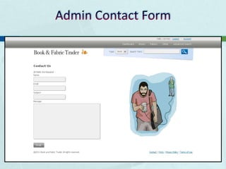 Admin Contact Form