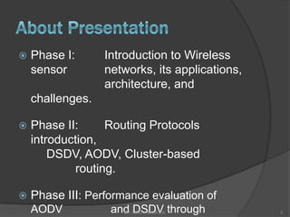 Routing in Wireless Sensor Networks | PPTX
